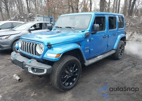 2024 Jeep Wrangler 4Xe Sahara 4Xe from USA, damaged, VIN 1C4RJXP67RW145294